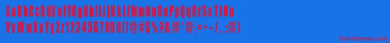 LifeIsSoWonderful Font – Red Fonts on Blue Background