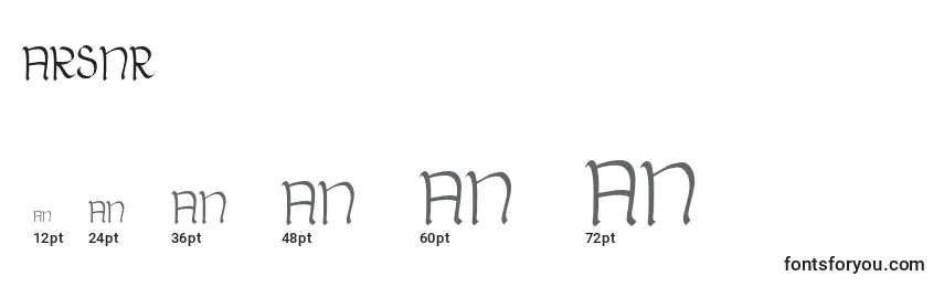 Aglab Font Sizes