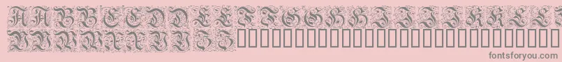 FeinsliebchenBarock-Schriftart – Graue Schriften auf rosa Hintergrund