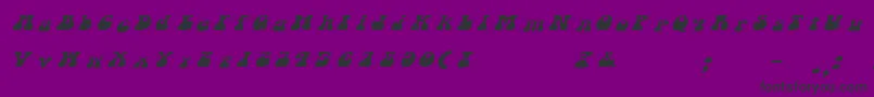 Couchboy Font – Black Fonts on Purple Background