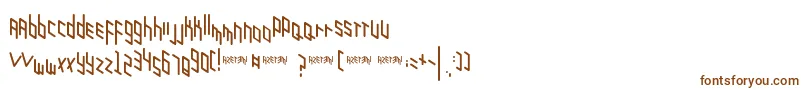 Zigzagzug Font – Brown Fonts