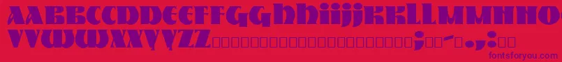 More about Nestor Font Nestor Font – Purple Fonts on Red Background