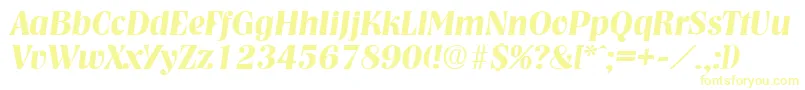 NashvilleDemiboldita Font – Yellow Fonts