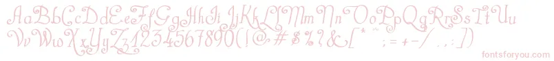CastalStreetBold Font – Pink Fonts on White Background