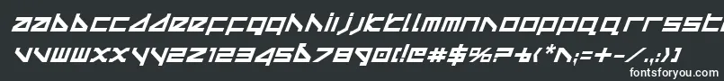 Deltav2bi Font – White Fonts on Black Background