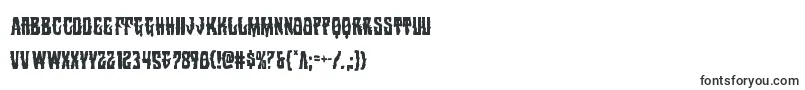Шрифт Warlocksalecond – грубые шрифты