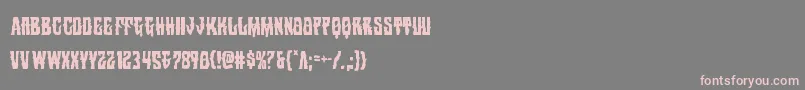 Warlocksalecond Font – Pink Fonts on Gray Background