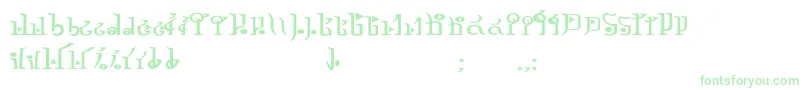 TphylianGcnbold-Schriftart – Grüne Schriften