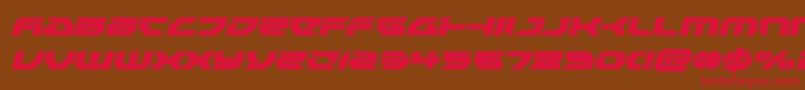 Royalsamuraiital Font – Red Fonts on Brown Background
