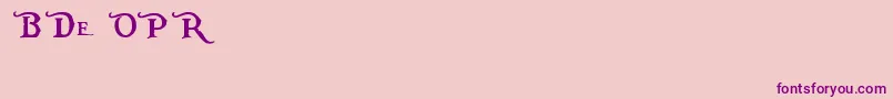 PiecesOfEightAlt Font – Purple Fonts on Pink Background