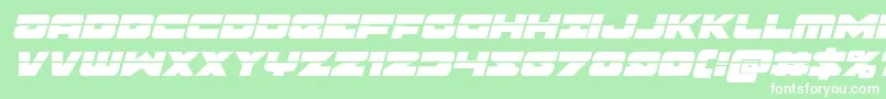 More about Banjinlaserital Font Banjinlaserital Font – White Fonts on Green Background