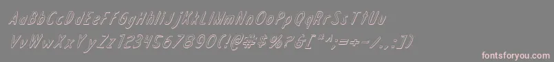 Подробнее о шрифте DraftingTable3DItalic Шрифт DraftingTable3DItalic – розовые шрифты на сером фоне