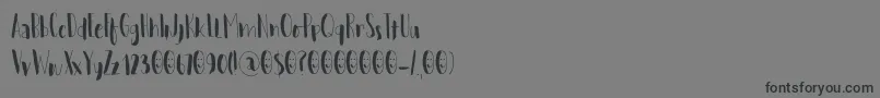 Saiba mais sobre a fonte WoebegoneDemo Fonte WoebegoneDemo – fontes pretas em um fundo cinza