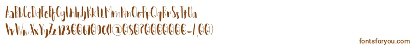 Weitere Informationen zur WoebegoneDemo-Schriftart WoebegoneDemo-Schriftart – Braune Schriften