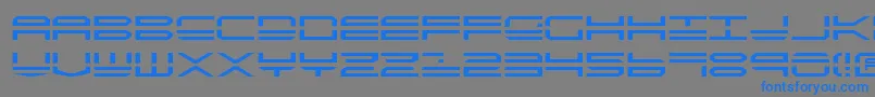 Qstrike2 Font – Blue Fonts on Gray Background