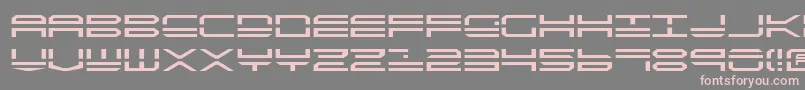 Weitere Informationen zur Qstrike2-Schriftart Qstrike2-Schriftart – Rosa Schriften auf grauem Hintergrund