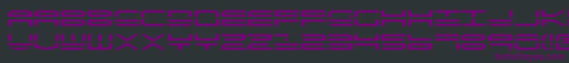Qstrike2 Font – Purple Fonts on Black Background