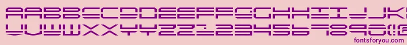 Qstrike2 Font – Purple Fonts on Pink Background