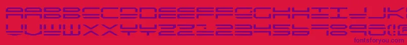 Шрифт Qstrike2 – фиолетовые шрифты на красном фоне