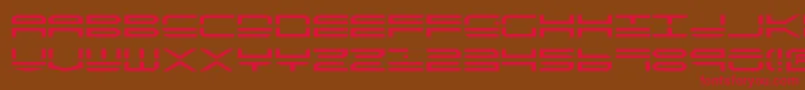 Qstrike2 Font – Red Fonts on Brown Background