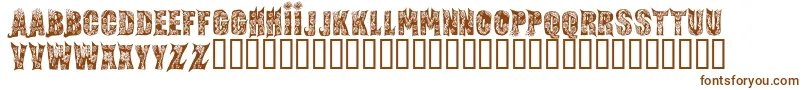 FairytaleRegular Font – Brown Fonts on White Background