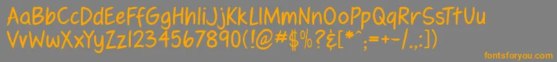 More about Fennrg Font Fennrg Font – Orange Fonts on Gray Background