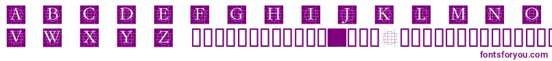 Grafcb-Schriftart – Violette Schriften