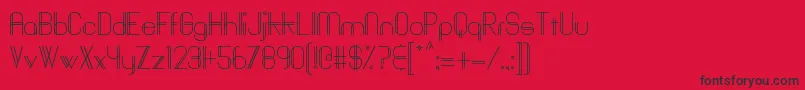 Baddit Font – Black Fonts on Red Background