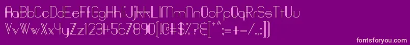 Baddit Font – Pink Fonts on Purple Background