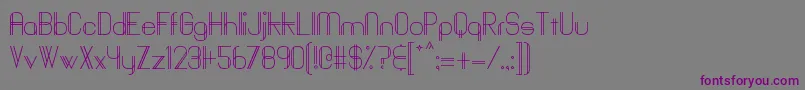 Шрифт Baddit – фиолетовые шрифты на сером фоне