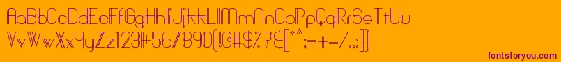 More about Baddit Font Baddit Font – Purple Fonts on Orange Background