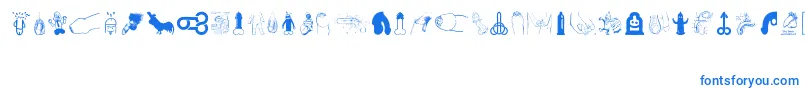 Penis Font – Blue Fonts