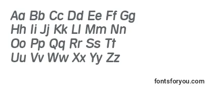 MercedesBoldItalic Font