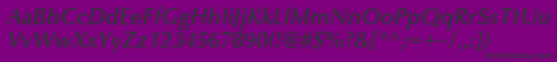 More about OptimaLtDemiBoldItalic Font OptimaLtDemiBoldItalic Font – Black Fonts on Purple Background