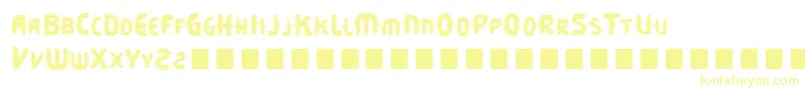 フォントVtksCitrino2 – 黄色のフォント