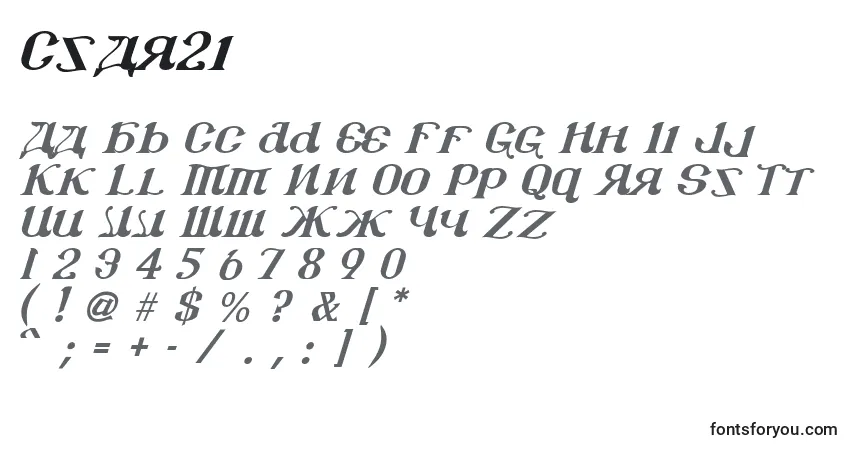 Csar2i-fontti – aakkoset, numerot, erikoismerkit
