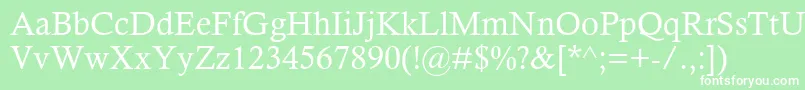 CalistoMtフォントについての詳細 フォントCalistoMt – 緑の背景に白い文字