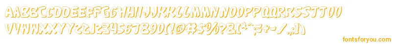 Katanfs Font – Orange Fonts on White Background