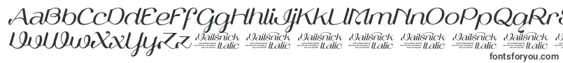 Шрифт VailsnickItalicDemoVersion – шрифты для Microsoft Excel