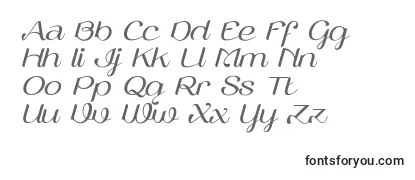 VailsnickItalicDemoVersion Font
