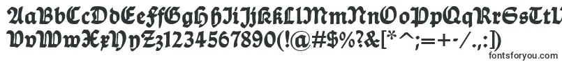 Balladehf-Schriftart – Schriften für Microsoft Office