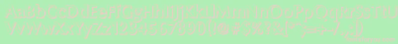 More about ColumbiashadowBold Font ColumbiashadowBold Font – Pink Fonts on Green Background
