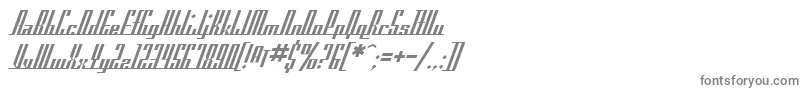 フォントSfAmericanaDreams – 白い背景に灰色の文字