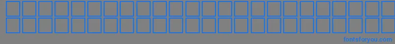 Шрифт McsFarisyEU3D. – синие шрифты на сером фоне