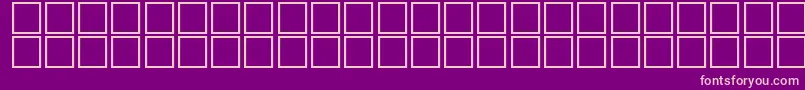 McsFarisyEU3D.-fontti – vaaleanpunaiset fontit violetilla taustalla
