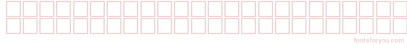 Czcionka McsFarisyEU3D. – różowe czcionki na białym tle