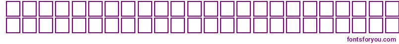 フォントMcsFarisyEU3D. – 紫色のフォント