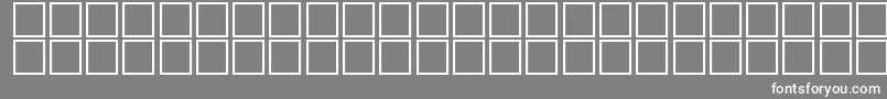 フォントMcsFarisyEU3D. – 灰色の背景に白い文字
