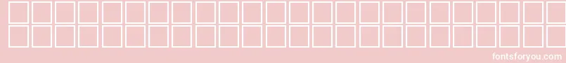McsFarisyEU3D.-fontti – valkoiset fontit vaaleanpunaisella taustalla
