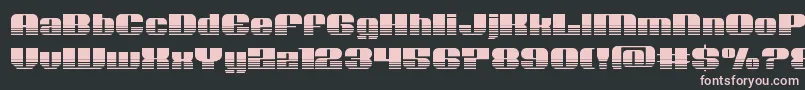 Nolocontendrehalf Font – Pink Fonts on Black Background